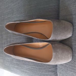 Halston genuine suede leather heels